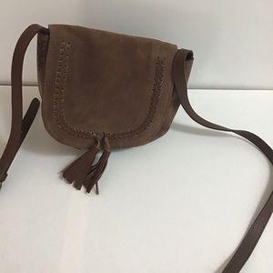 Lucky Brand  brown mini crossbody